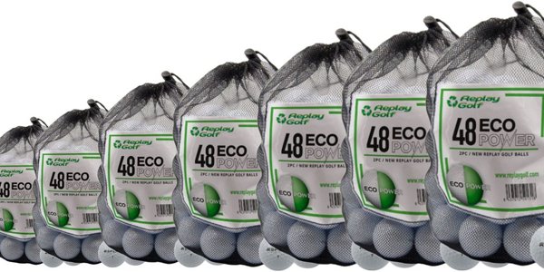 Bolas Nuevas Replay Golf ECO-POWER SOFT SURLYN - 48 bolas de golf ecológicas