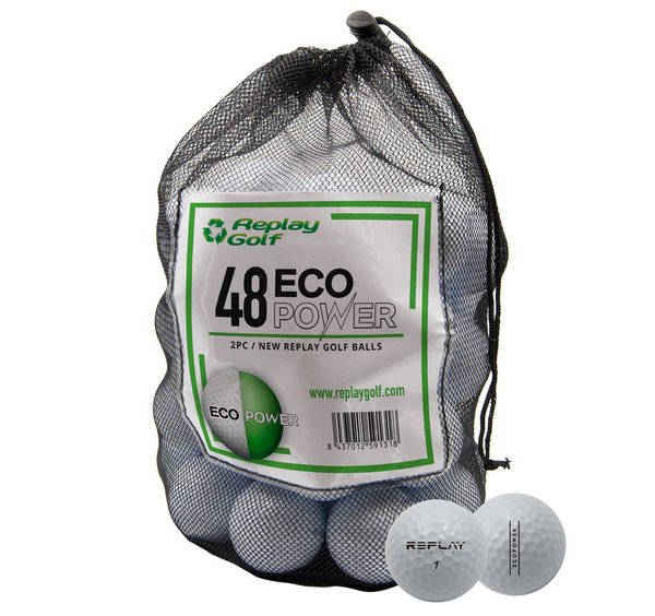 Bolas Nuevas Replay Golf ECO-POWER SOFT SURLYN - 48 bolas
